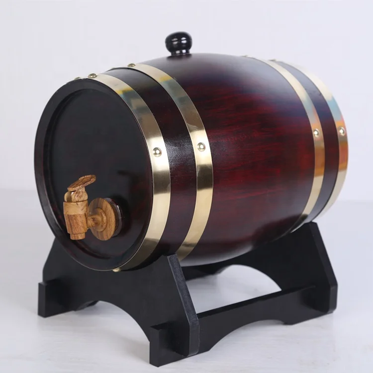 red color 5 liter used oak wine barrels