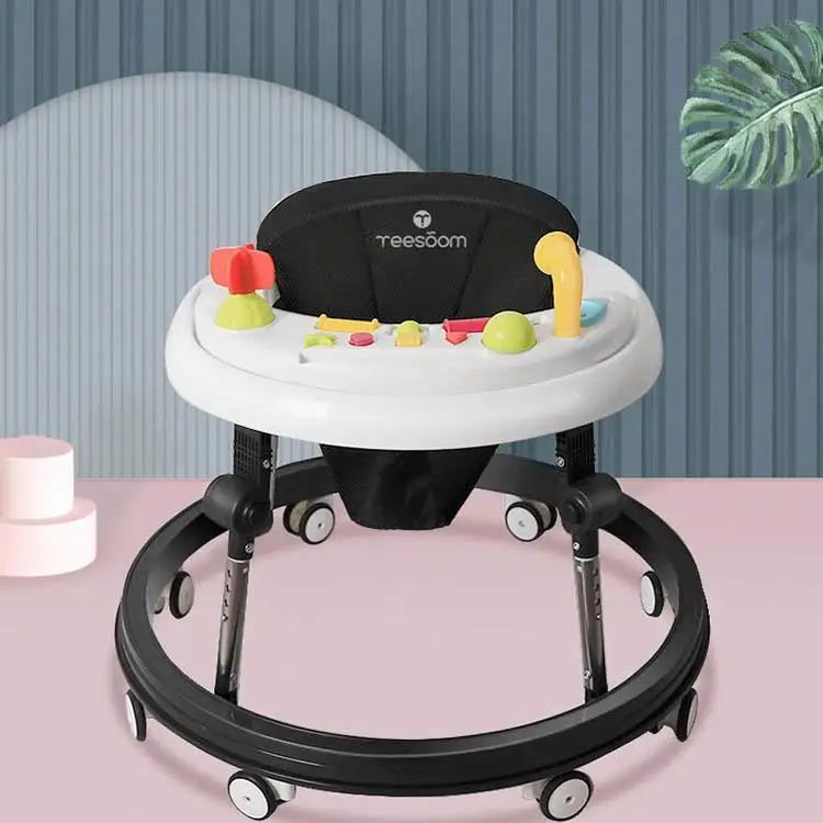 Hot Baby Walker With MusicBaby Rolling Child Walker Lightweight 360 Degree Rotating Baby Walker with Wheels