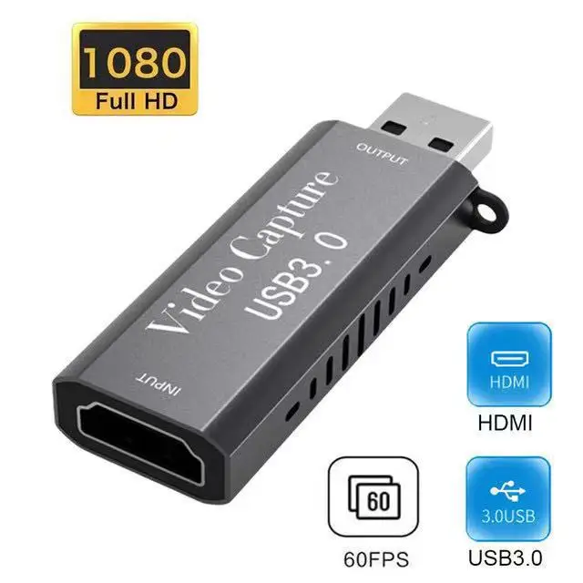 Doonjiey  high speed 4k 60hz hdmi to usb 2.0 video capture card for game record live streaming broadcast capture card