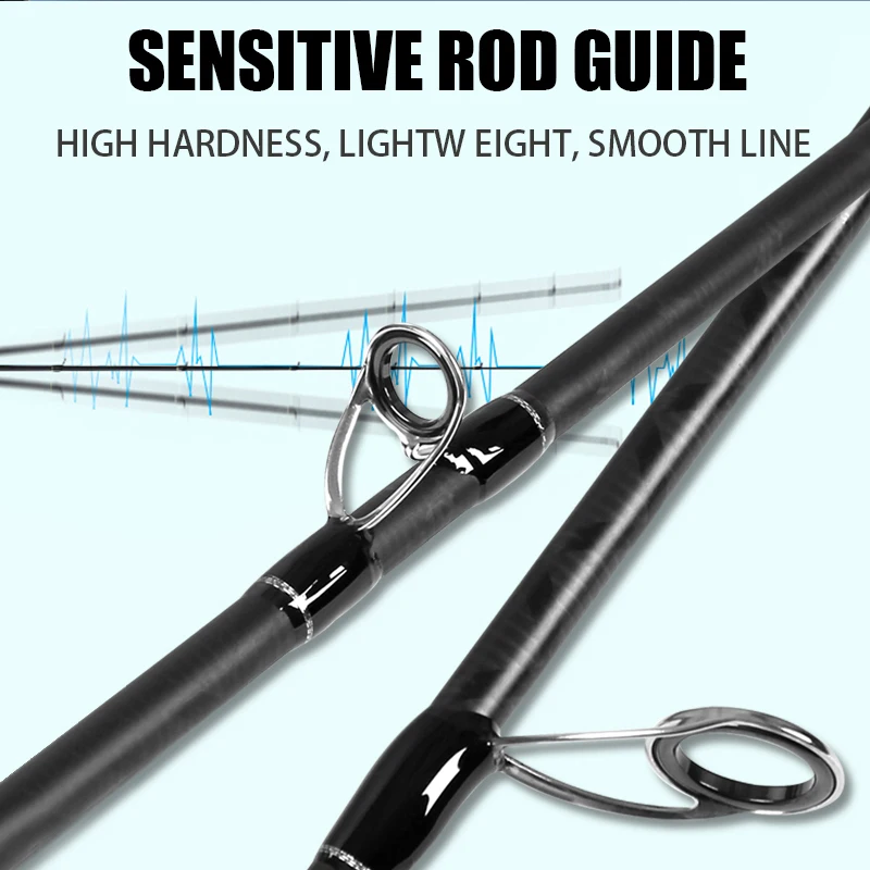 2022 New Low Cost  Sensitive Guide Bass Straight Shank Professional Competition Lure Rod