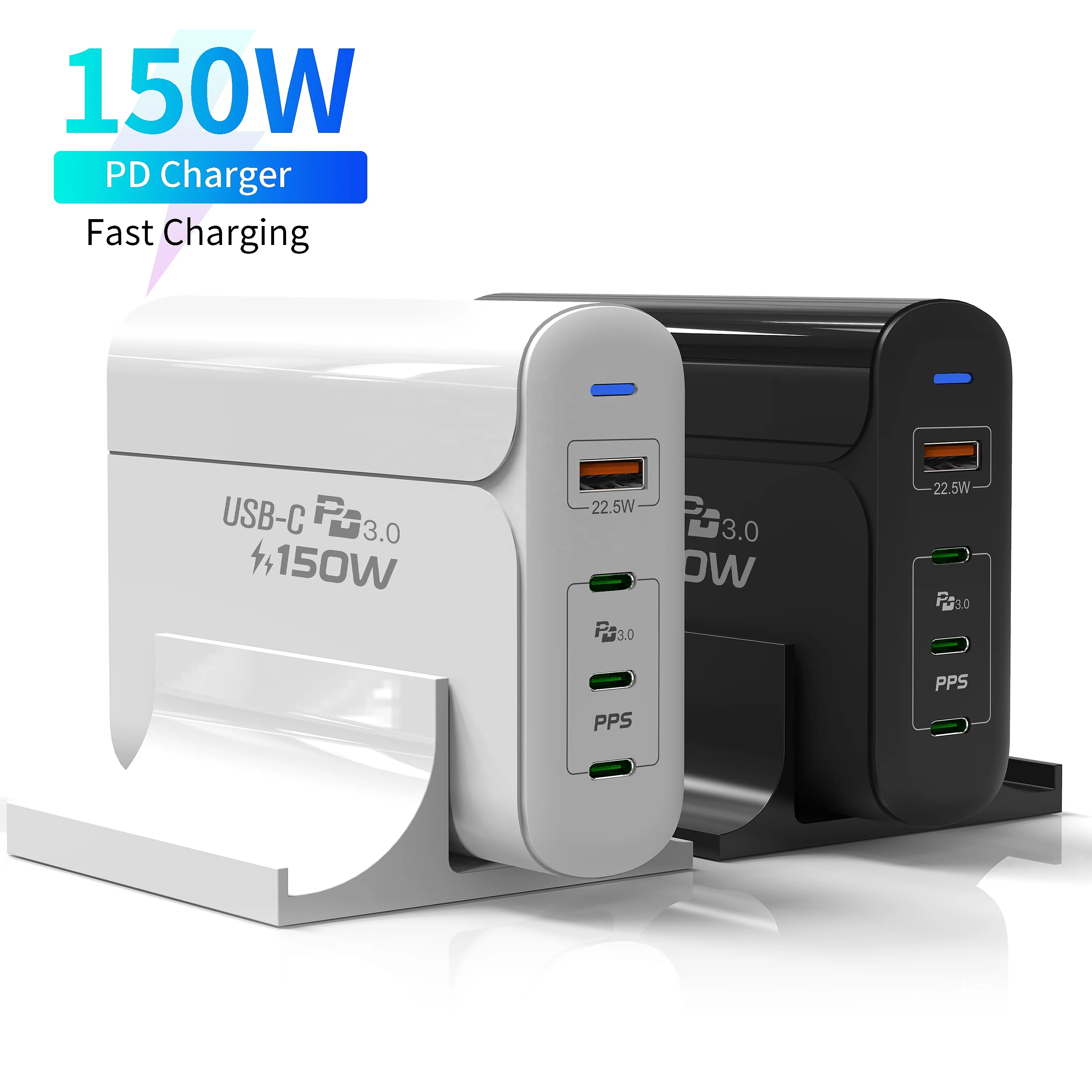telephoneandroid hot items 2023 new years products multi 4 port fast dropshipping products 2022 hot sale PD desktop charger