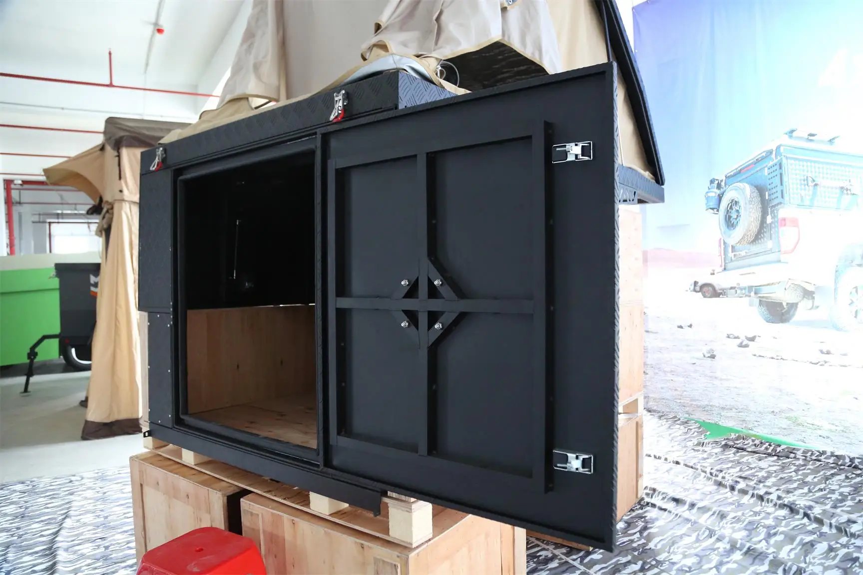 Manley алюминиевая палатка 4wd 4x4 водонепроницаемая для кемпера Задний навес