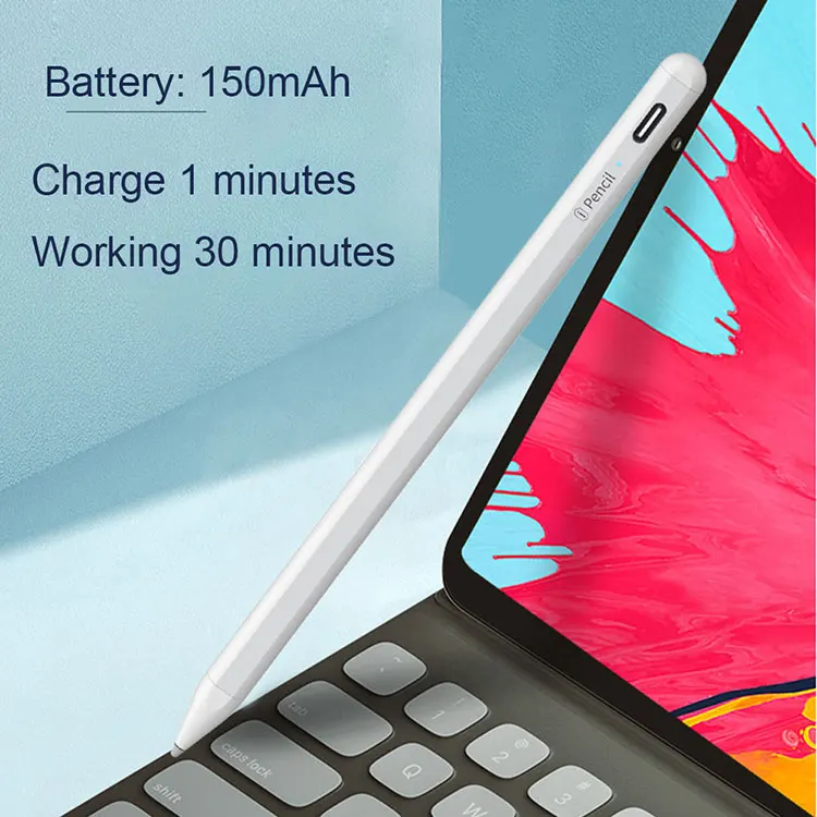 WIWU New Palm Rejection Active Metal High Sensitive Stylus Pen for iPad Pro 2020 Touch Screens