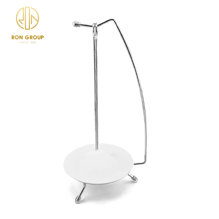 Restaurant Tableware Metal Meat Skewers bbq Serving Stainless Steel bbq Hanging Skewers Kebab Grill Skewers Rack