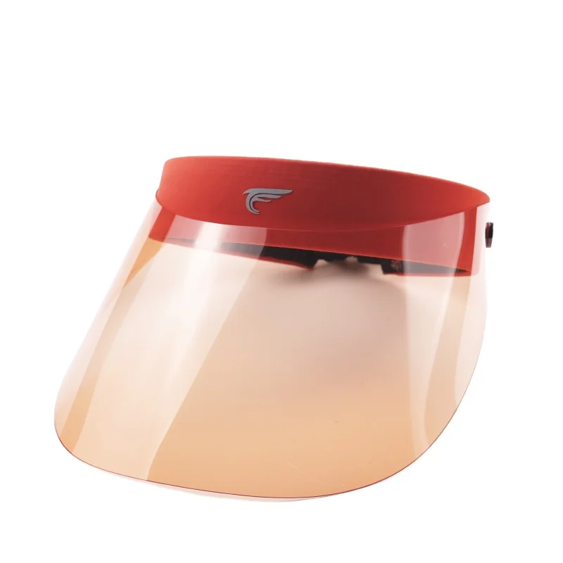 New Fashion Custom Logo Sports Cap Cool Adjustable Women Men Unisex UV Protection Transparent PVC Plastic Sun Cool Visor Cap