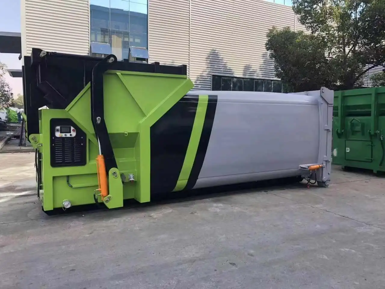 
Waste Compactor Trucks Garbage Hydraulic Automatic Carton Compactor Baling Garbage Compression Equipment 