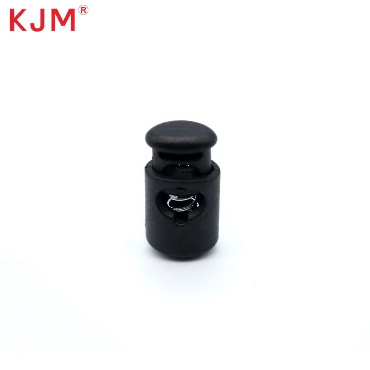 Factory directly wholesale cord lock plastic stopper garment cord lock with spring