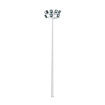 3m 4m 5m 6m Lighting Pole Street Lamp Post Garden Lighting Electric Pole Steel Galvanized Solar Street Light Poles