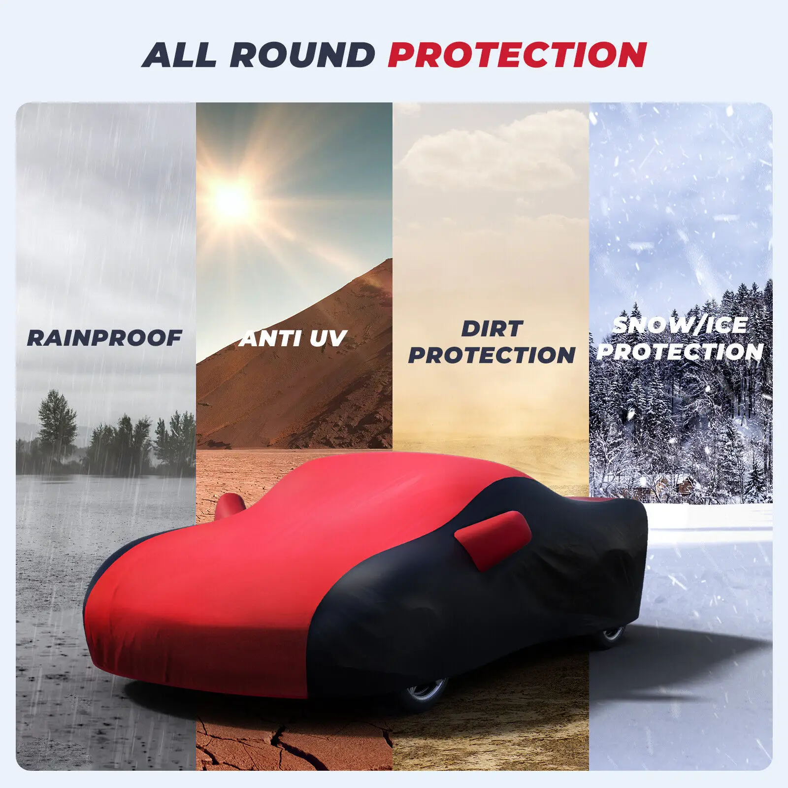 New Arrivals Car Cover Universal Waterproof Cotton Cover Suv UV Protection Car Motorcycle Tent Cover