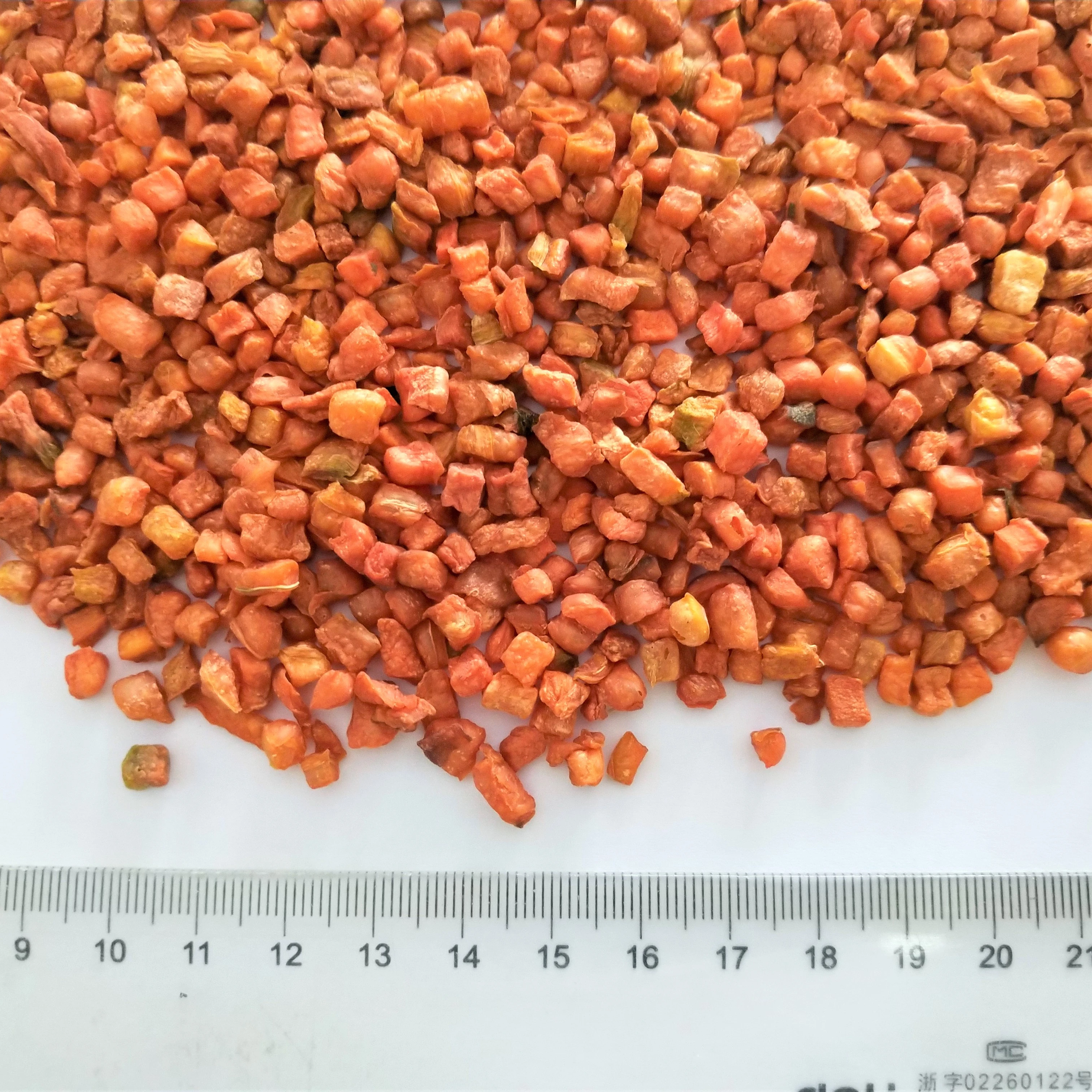 Puffed Carrot Cubes Dried Carrot Granules Instant Food Carrot for Snack