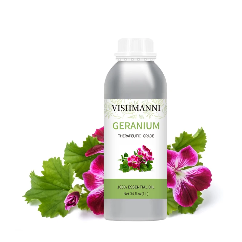 
Manufacturer Supply Wholesale Bulk Price Pure Natural Rose Geranium Essential Oil 