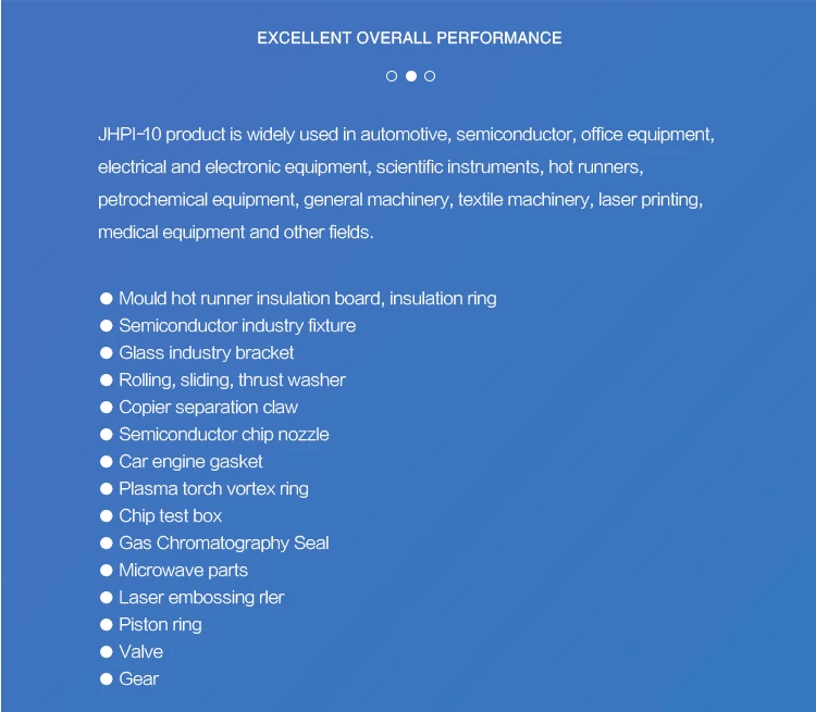 1/3 Heat resistance high temperature plastic PI China manufacturer Polyimide Rod