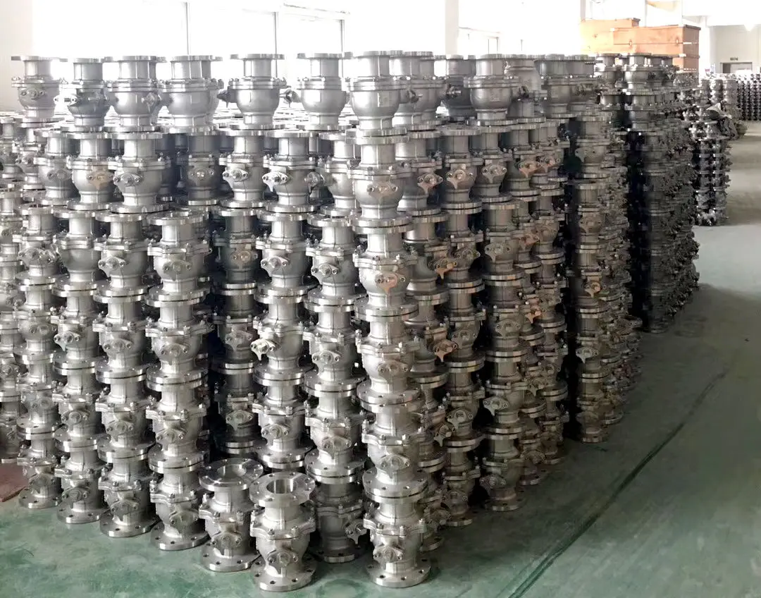 ANSI Material SS304 SS 316l CF8 Stainless Steel 2PC Flange End Manual Ball Valve