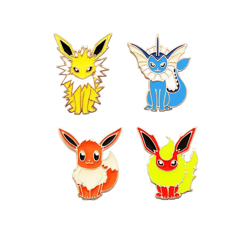Мультяшный аниме сладкие воспоминания детства Покемон маленький дракон капающая брошь значок на воротник