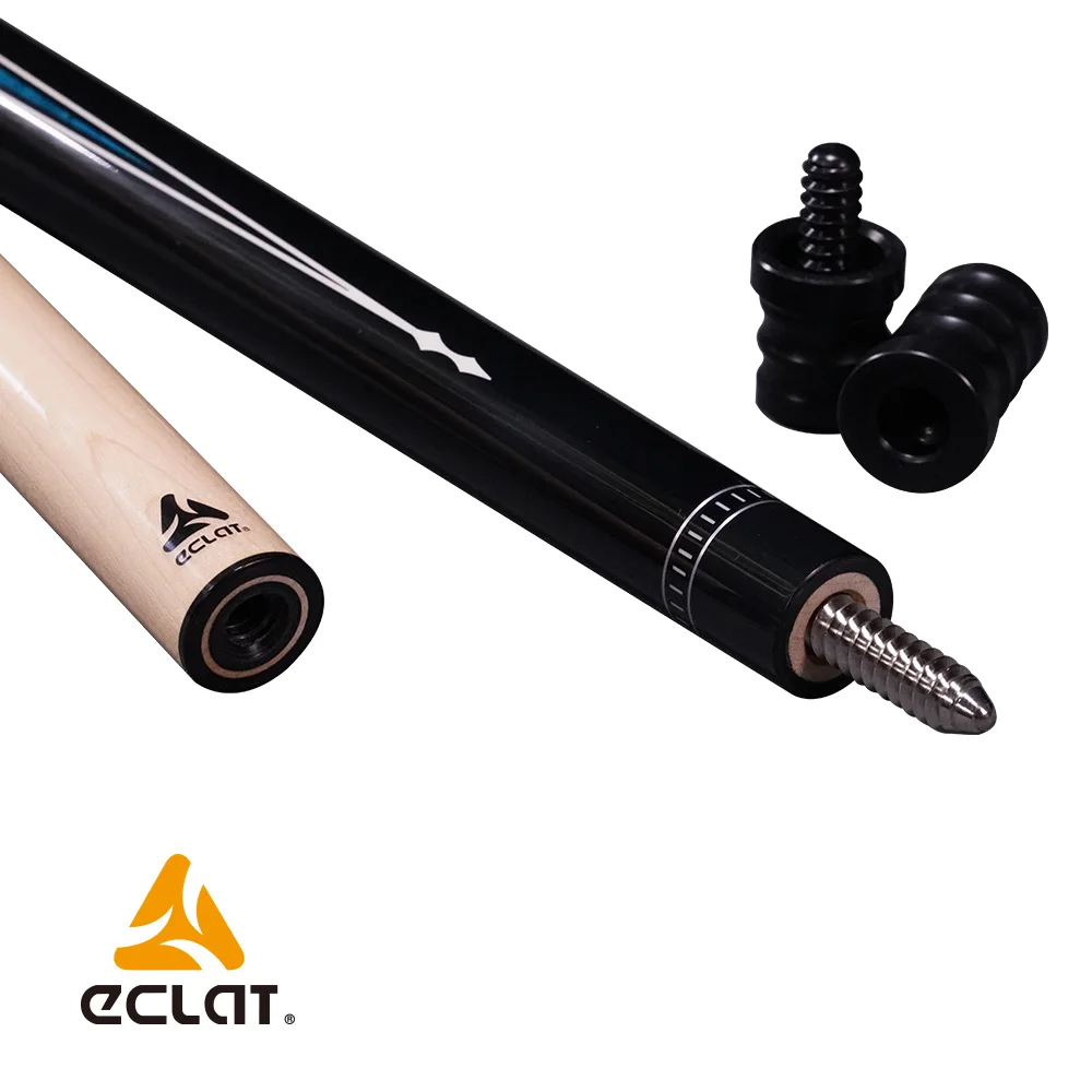 billiard pool cue Eclat brand  LPC2-01 simple design with raw wood color