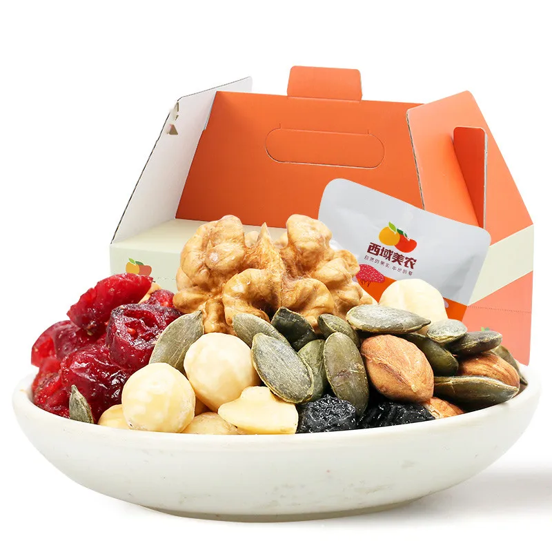 Mix dry nuts grain snacks daily healthy snacks