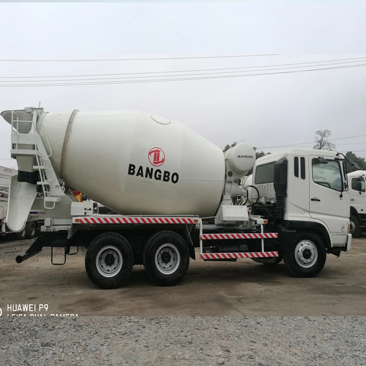 Renew and used second hand small cbm self-loading concrete mixer Fuso  truck 10m3  Huajian brand