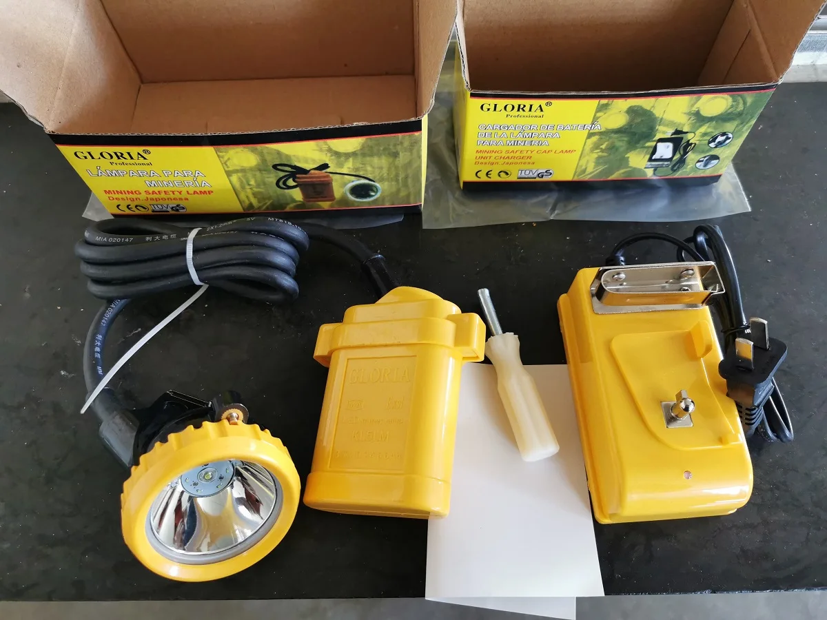 
14000lx KL5LM KL6LM LED coal mine safety cap lamp for mining miner headlamp 