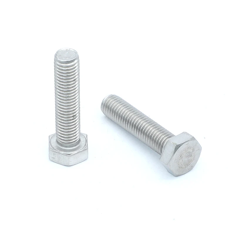 OEM custom and standard China construction bolts and nut SS304 SS316 316l SS410 Stainless steel Hex Head Bolt and Nut