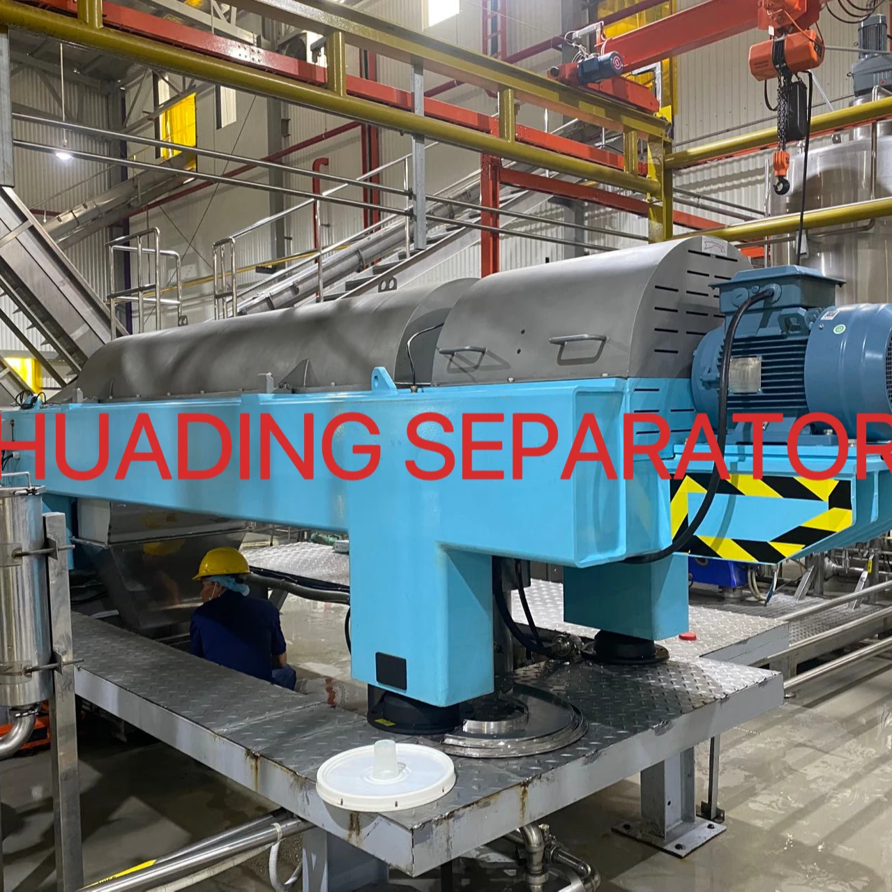 Lws580 Wheat gluten three-phase decanter centrifuge