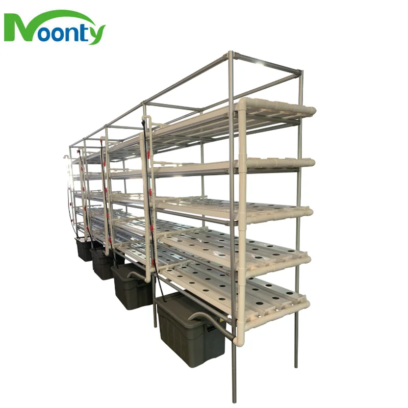 Agricultural Greenhouses Hydroponics System Container Vertical Farms Agriculture NFT Hydroponic System for Lettuce/Greens