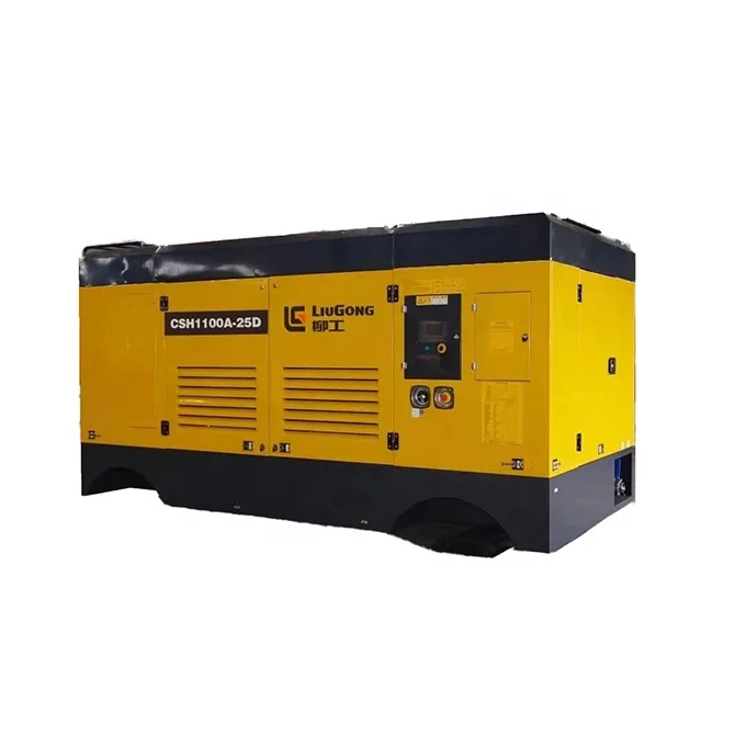 China Supplier Air Compressors Mining LIUGONG 25BAR 1100CFM All in One Screw Type Air Compressor Water Well Drilling Rig