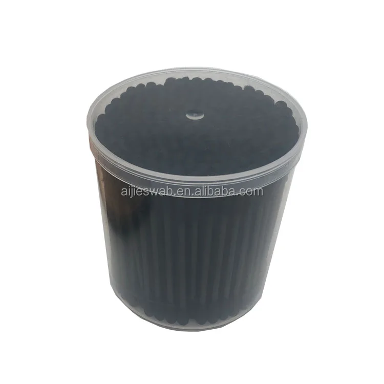 Biodegradable black paper black cotton buds qtips with good quality