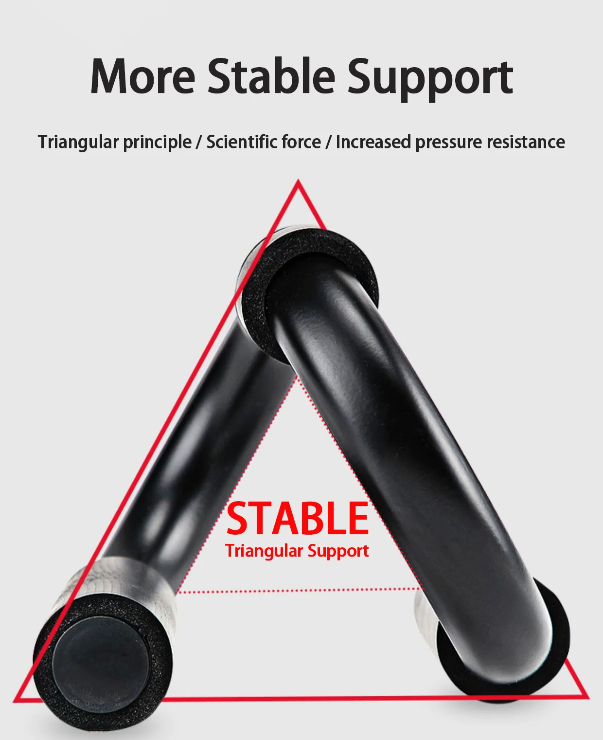 Portable exercise fitness body training S shape steel push up bars