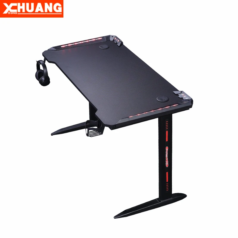 
Black Computer Desktop Home Supplies Office Desk Chair Modern E-sports Computer Table 