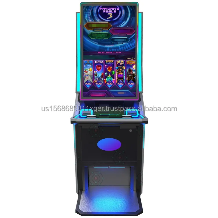 Wholesale Hot Sale 43 inch Vertical Touch Diamond Multi Game 5 IN 1 Favorite Reels 3 Skill Game Machine for Sale