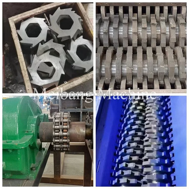 MB industrial carton box  straw grass shredder for sale foam shredder machine foam crusher machine