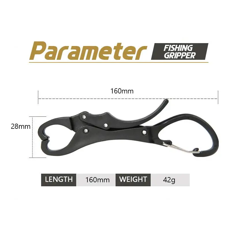 NEW Fish Lip Holder Fishing Floating Gripper Portable Fish Controller Tool Fishing Floating Gripper Anti-Rust Fish Controller