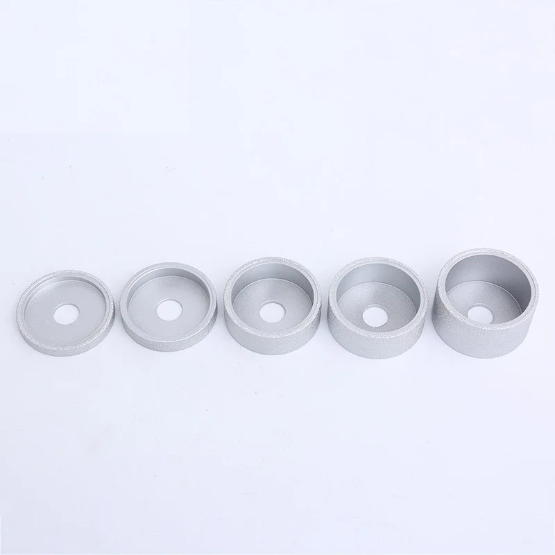 Double Row Abrasive Segment Porcelain Stainless Steel Stone Angle Diamond vacuum brazing Grinding Wheel