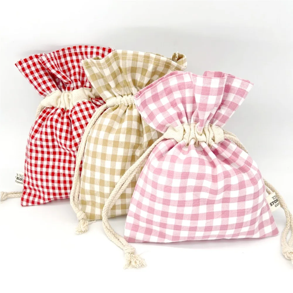 Custom Organic Cotton Jewelry Packaging Canvas Drawstring Pouch Bag Eco-Friendly Storage Gift Bag With Logo
