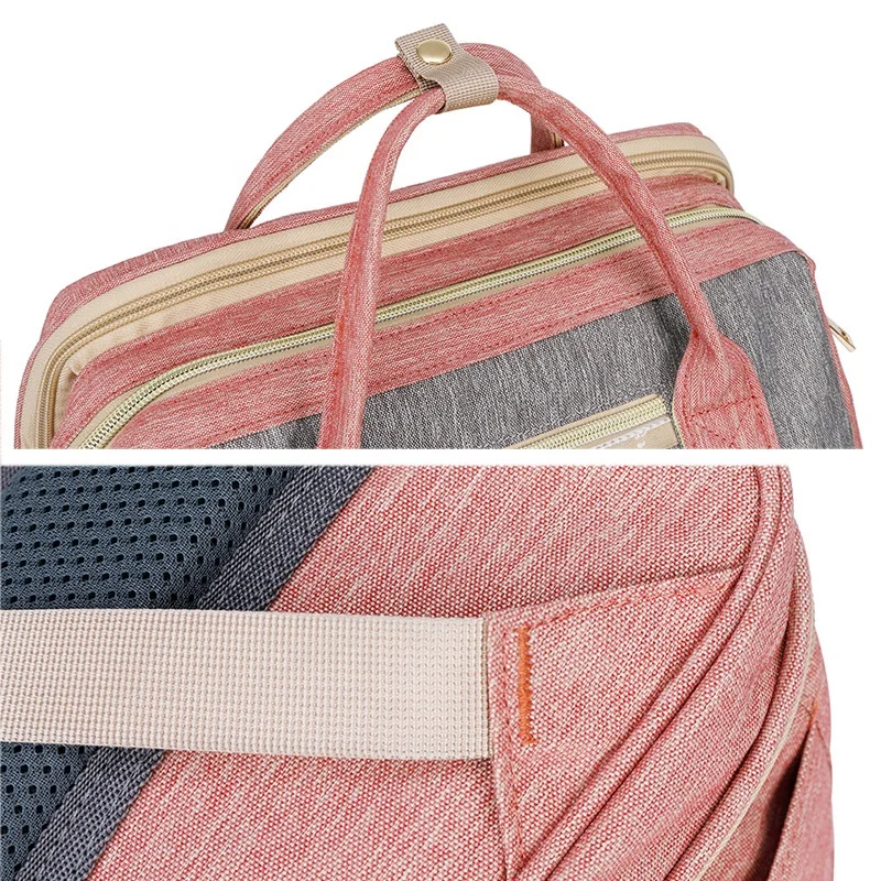 
Baby Bag With Changing Crib Mommy Outdoor Travel Baby Nappy Changing Expandable Baby Bed Diaper Bag Backpack 2021 New 
