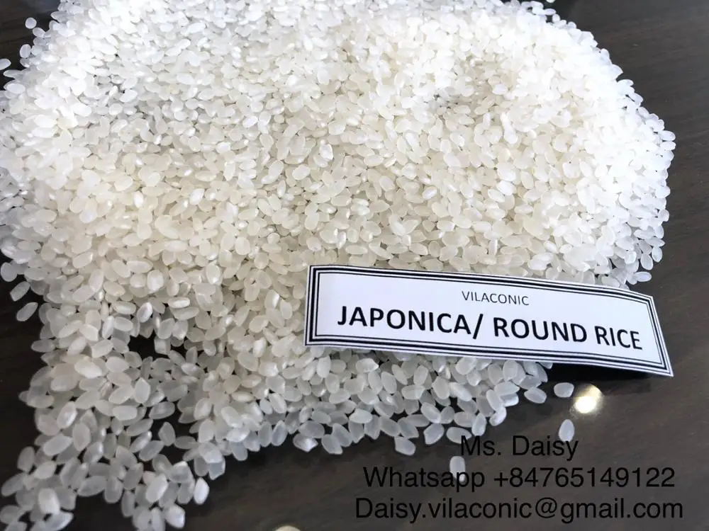 Vietnam Japonica Round Pearl Rice/ Japan Short Grain Sushi Rice