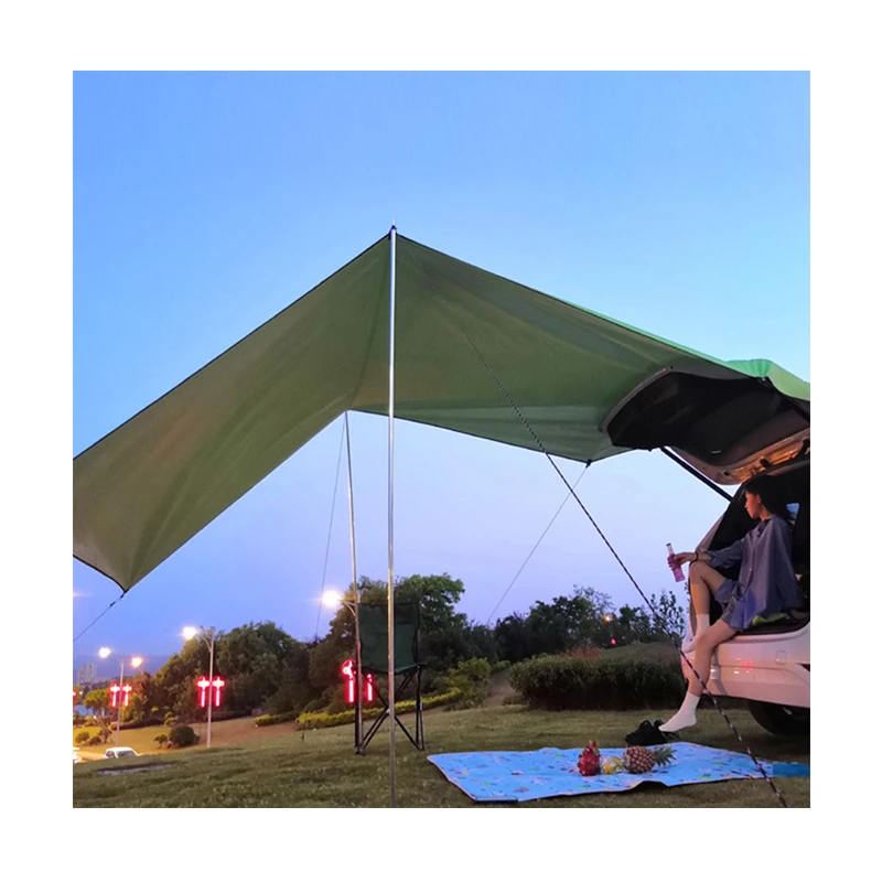 2021 Best Selling High Quality Waterproof Oxford Fabric 440*200cm Size Car Awning For Suv Car