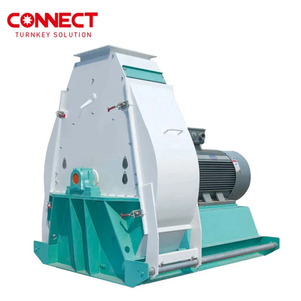 Poultry Livestock Mash Feed Corn Grain Pulverizer Grinding Machine Hammer Mill Crusher Grinder For Alcohol Citric Acid Plants
