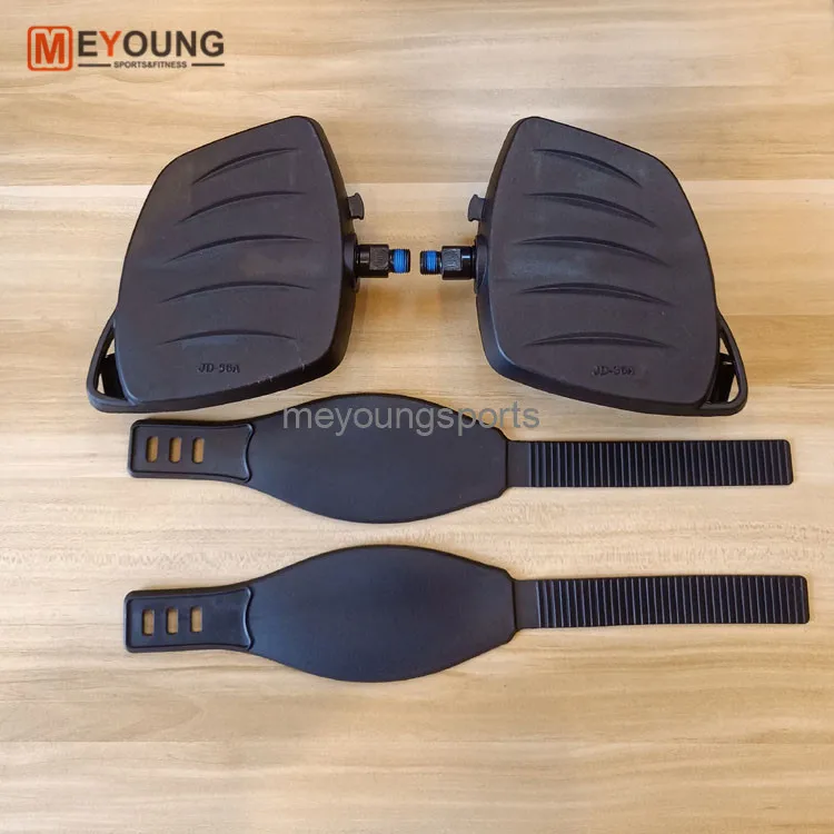 
Sealed Bearing Exercise Bike Pedals With Straps Fitness Equipment Spare Parts JD-36A 