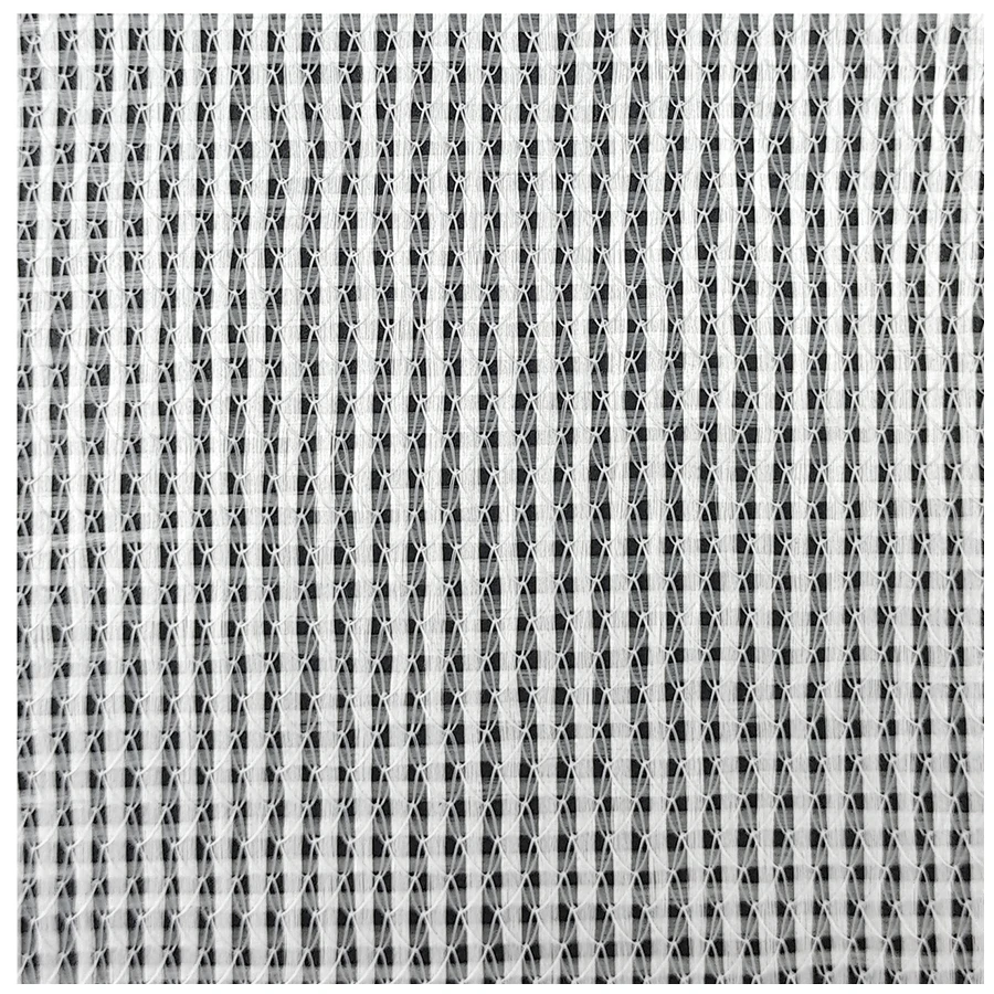 HUALI 100% полиэфирная промышленная армированная трикотажная сетчатая ткань на заказ для брезента из ПВХ