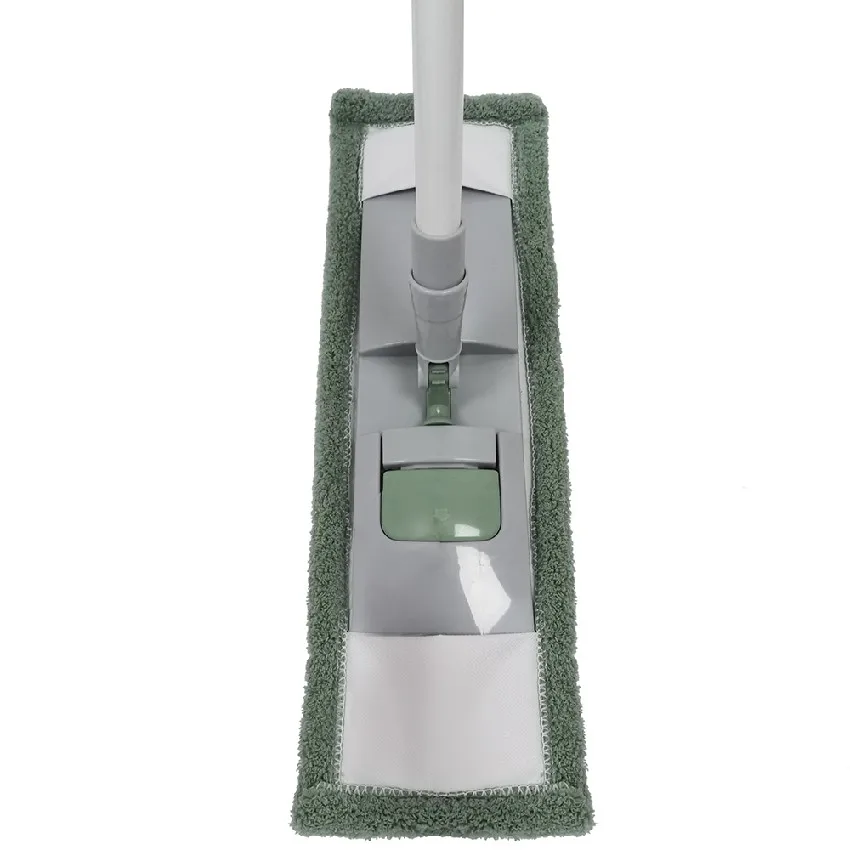 household cleaning microfiber flat mop with telescopic handle easy mop  for floor dust clean
