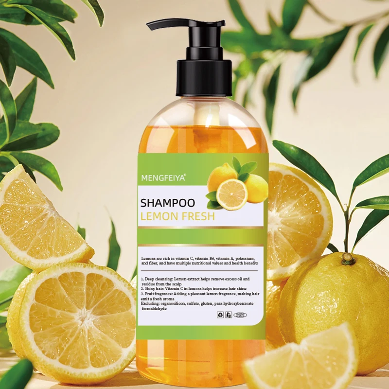 Deep Cleansing, Smoothing and Refreshing Lemon Shampoo Silicone-Free, Cruelty-Free, Vegan Shampoo