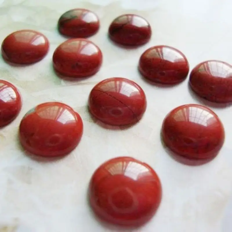 gemstone red jasper round cabochon red stone gemstone smooth cabochon