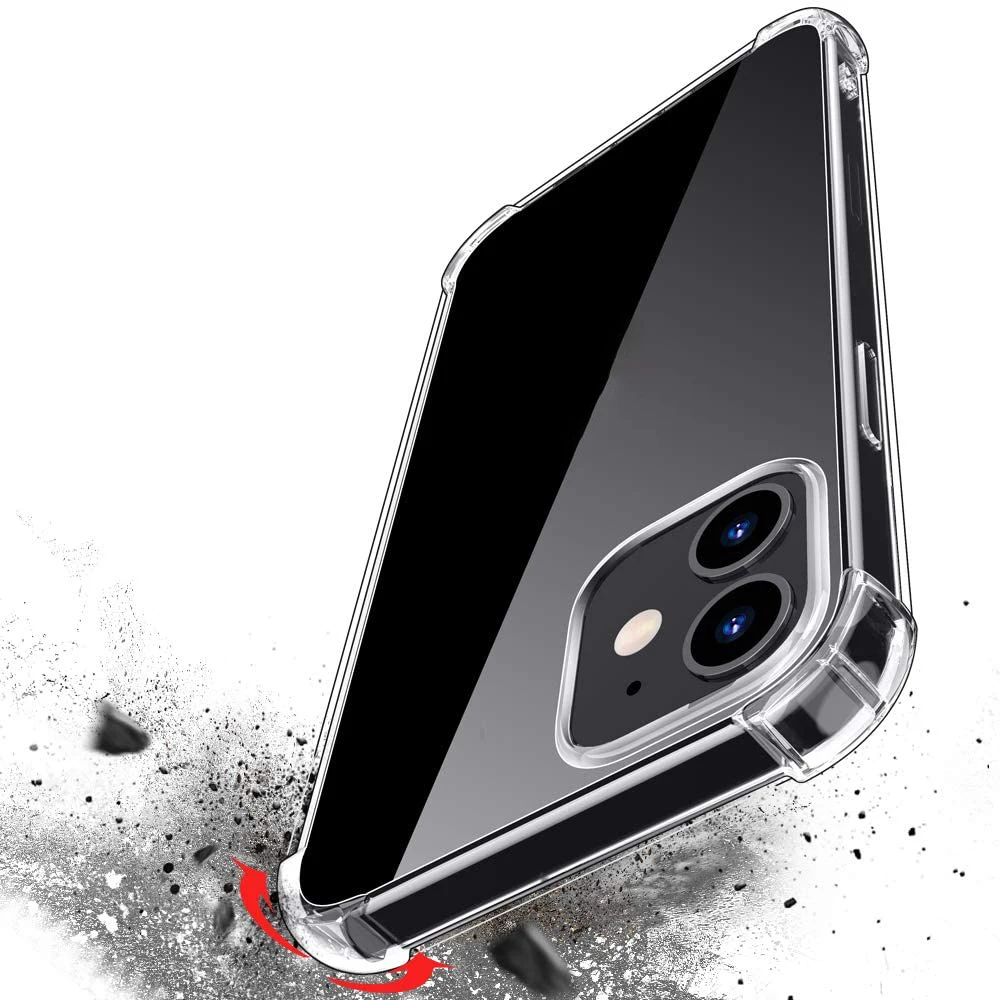 Прозрачный ударопрочный акриловый чехол для iphone 13 12 Pro Max, противоударный силиконовый чехол для OPPO nd x2