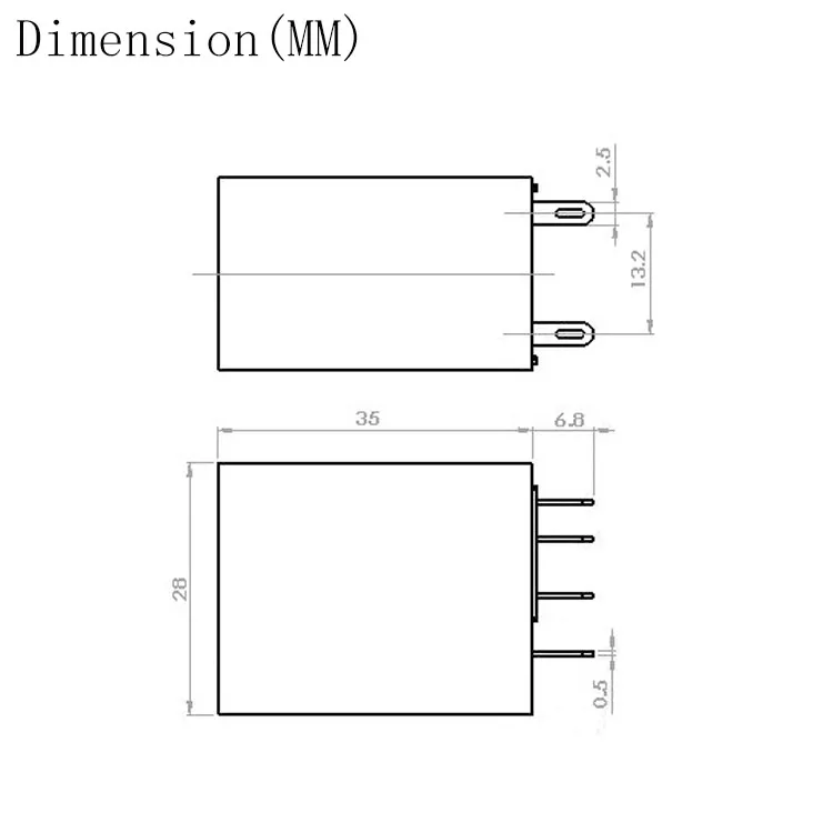 FRJZX-18FD miniature relay 5a for switching circuits in automatic control devices Enclosed type Medium power relay 24v dc
