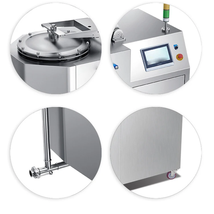 Save labor Cost Raise Production Capacity Semi-Auto PLC control Cake Merigner Depositor Dropping Injection Machine