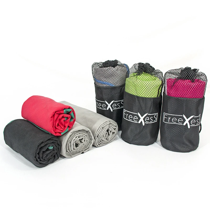 
Пользовательский логотип, Уличный спорт, тренажерный зал, плавание, пляж, компактное быстросохнущее Походное банное полотенце 