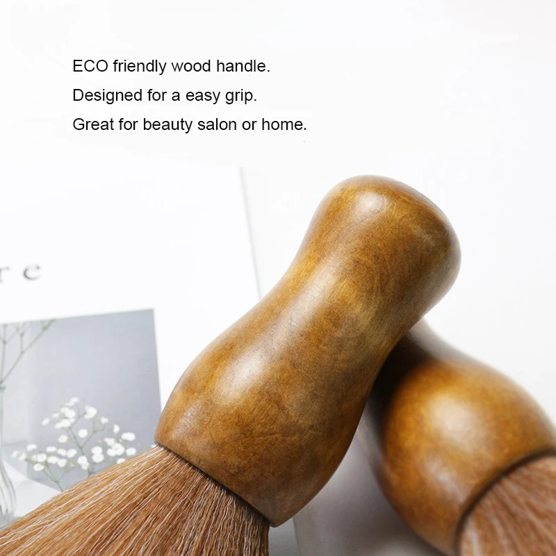 Hot Selling Barber Hair brush Neck Face Hair Removal Duster Brushes Beauty Salon Duster Cleaning Brush