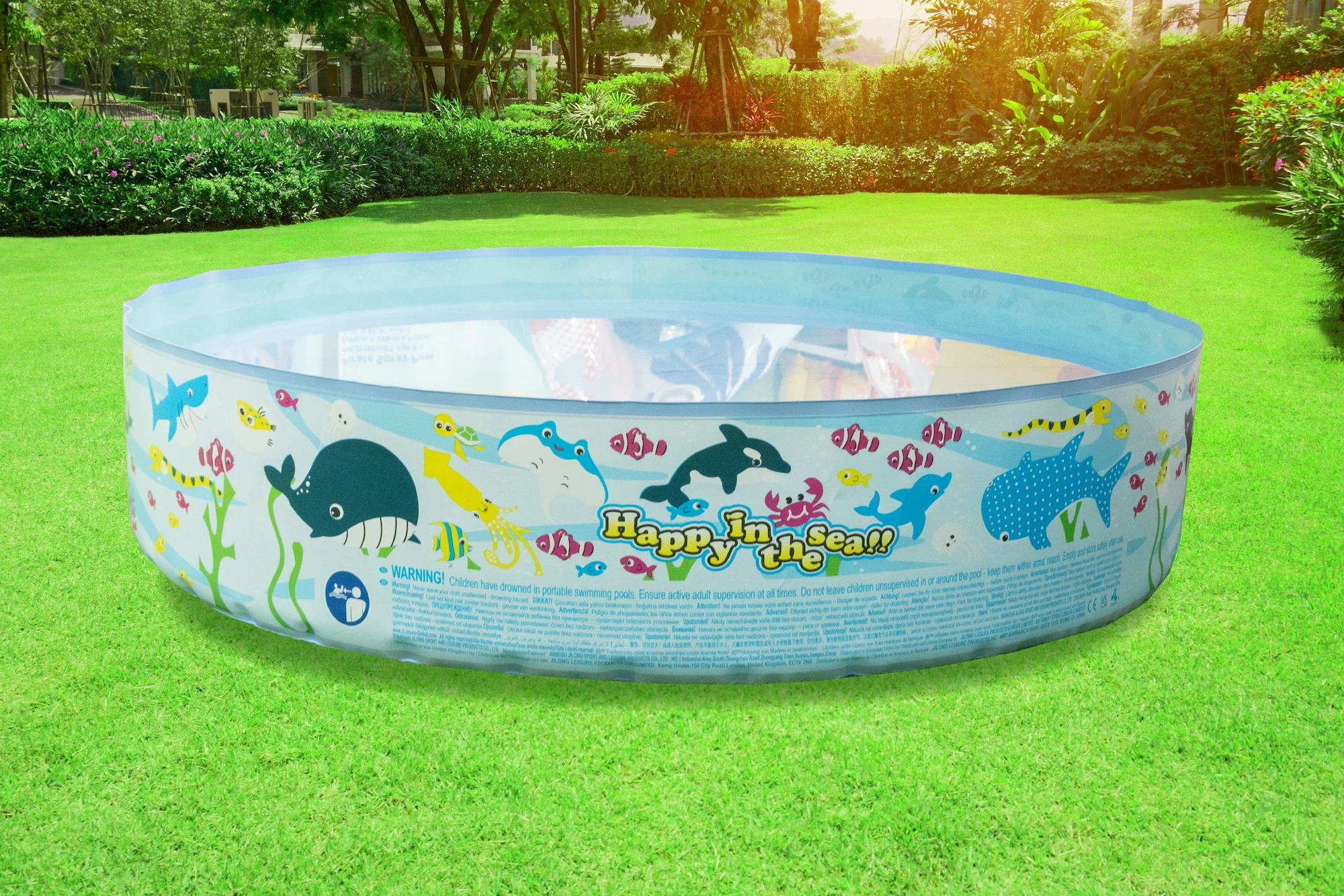 Sunclub 57139 inflatable baby pool Rigid Wall Pool 150cm x 25cm inflatable plastic beach summer toys for kids