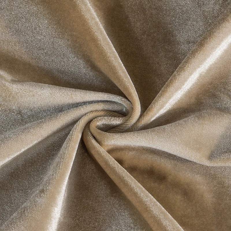 Multi color wholesale 350gsm holland knitted heavy weight plain design upholstery home textile velvet fabric for sofa